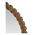 Зеркало с текстурной рамой из натурального дерева  Pine Wall Mirror варинант исполнения - 4 | Loft Concept в Перми