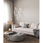 Люстра каскадная с 10-ю прозрачными плафонами Wave Line варинант исполнения - 12 | Loft Concept в Перми