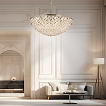 Люстра с каскадом из подвесных прозрачных элементов Attractiveness варинант исполнения - 4 | Loft Concept в Перми