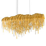 Люстра подвесная с металлическими дугами и длинными цепочками 115 см Atlantis Chain варинант исполнения - 1 | Loft Concept в Перми