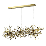 Люстра подвесная из трех частей с металлическими круглыми элементами Terzani Argent варинант исполнения - 3 | Loft Concept в Перми