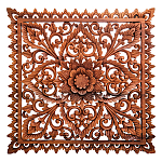 Панно из дерева квадратное Tracery Panel With Trees варинант исполнения - 1 | Loft Concept в Перми