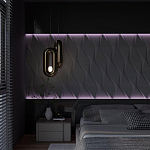 Гипсовая 3D Панель FLOCK варинант исполнения - 1 | Loft Concept в Перми