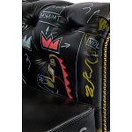 Кресло "Баския и Уорхол" Basquiat Warhol graffiti chair натуральная кожа варинант исполнения - 6 | Loft Concept в Перми