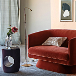 Приставной столик черного цвета AMORPHOUS варинант исполнения - 5 | Loft Concept в Перми