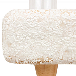 Керамический столик на деревянных ножках «Квадро» варинант исполнения - 5 | Loft Concept в Перми