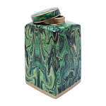 Ваза с малахитовым узором MALACHITE варинант исполнения - 3 | Loft Concept в Перми