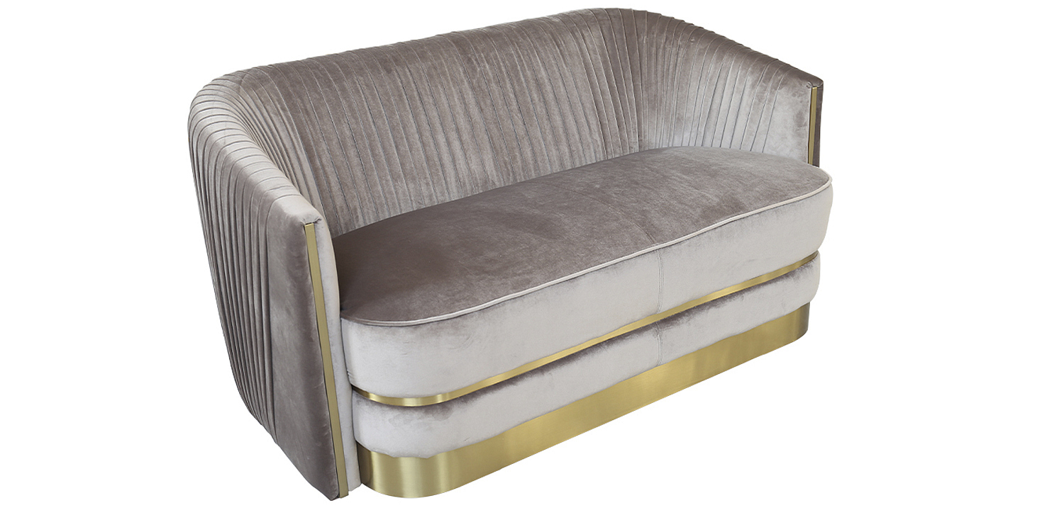 Диван двухместный велюр Bolger sofa Диван двухместный велюр Bolger sofa - Loft-Concept в Перми