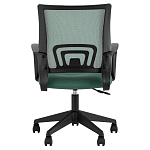 Офисное кресло с основанием из черного пластика Desk chairs Green варинант исполнения - 4 | Loft Concept в Перми