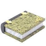 Шкатулка в виде книги из натурального камня змеевик Stone Casket варинант исполнения - 2 | Loft Concept в Перми