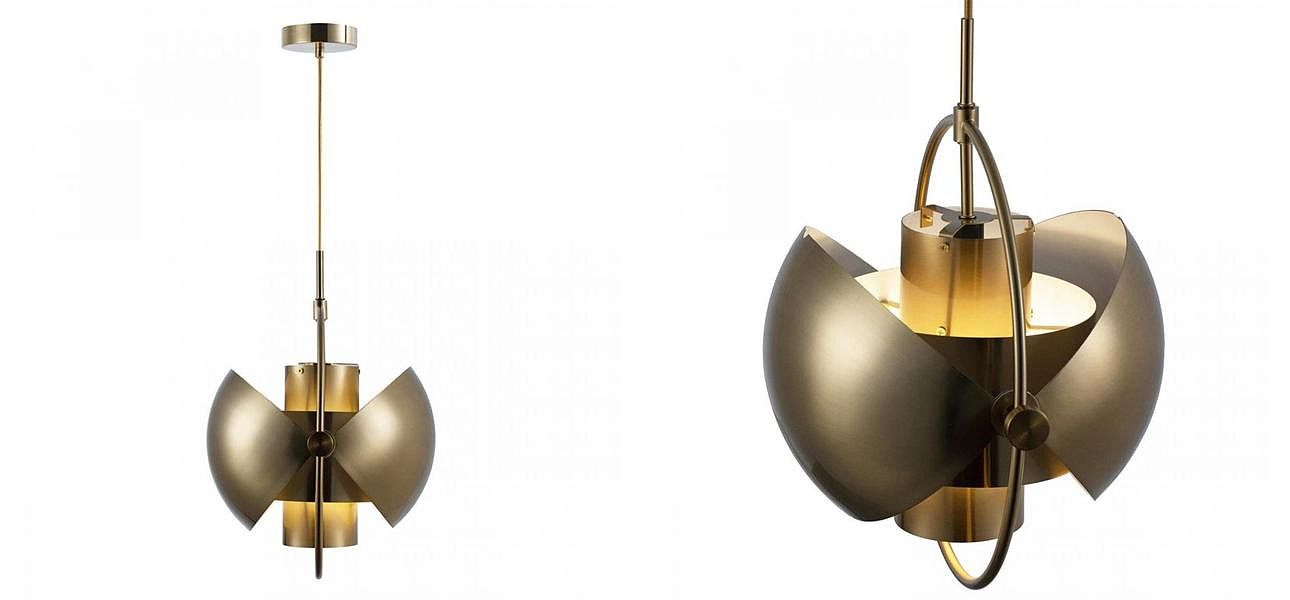 Подвесной светильник Louis Weisdorff Gold диаметр 38 Подвесной светильник Louis Weisdorff Gold диаметр 38 - Loft-Concept в Перми