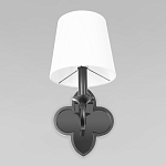 Бра с белым текстильным абажуром и фигурным основанием с зеркальной вставкой Vitorino варинант исполнения - 10 | Loft Concept в Перми