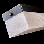 Подвесной светильник линейный из натурального камня Perfection of Geometry варинант исполнения - 7 | Loft Concept в Перми