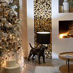 Лампа COLLECTION OF DOGS с абажуром Бультерьер варинант исполнения - 7 | Loft Concept в Перми