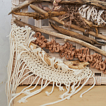 Большая Абстрактное Панно из веток и нитей Dryad Wall Art варинант исполнения - 3 | Loft Concept в Перми