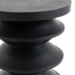 Фигурный приставной столик черного цвета AMORPHOUS варинант исполнения - 2 | Loft Concept в Перми