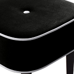 Квадратный мягкий пуф на черных ножках Winton Pouf Square варинант исполнения - 6 | Loft Concept в Перми