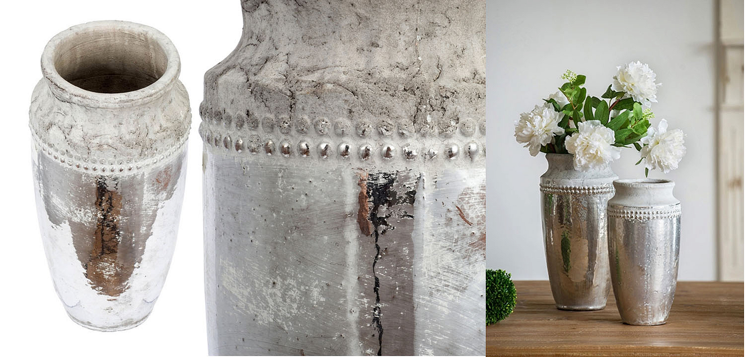 Ваза Vase Argenta silver 33 Ваза Vase Argenta silver 33 - Loft-Concept в Перми
