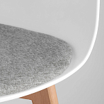 Стул из пластика с мягким сиденьем Eames варинант исполнения - 8 | Loft Concept в Перми