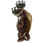 Подсвечник в виде дракона Dragon with Two Candlesticks варинант исполнения - 6 | Loft Concept в Перми