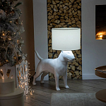 Лампа COLLECTION OF DOGS с абажуром Бультерьер варинант исполнения - 5 | Loft Concept в Перми