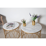 Столик дизайнерский The White Touch варинант исполнения - 4 | Loft Concept в Перми