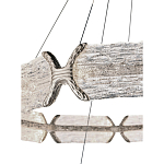 Люстра с 2-мя кольцами с текстурным природным рисунком IceFlame варинант исполнения - 7 | Loft Concept в Перми