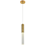 Подвесной светильник латунь Dew Drops Tube Brass Hanging Lamp варинант исполнения - 2 | Loft Concept в Перми