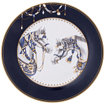 Сервиз обеденный из фарфора с изображением лошадей на 6 персон 23 предмета Porcelain Horse Set варинант исполнения - 1 | Loft Concept в Перми
