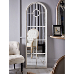 Зеркало-окно с арочным силуэтом в венецианском стиле Venetian White Mirror варинант исполнения - 4 | Loft Concept в Перми