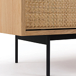 ТВ-тумба с плетеным декором Buckley Wicker TV Stand варинант исполнения - 6 | Loft Concept в Перми