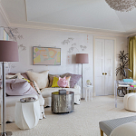 Обои ручная роспись Bamboo Special Colourway on Natural Mica metallic silk варинант исполнения - 2 | Loft Concept в Перми