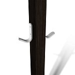 Вешалка с квадратным основанием и 4-мя металлическими крючками Industrial Metal Rust варинант исполнения - 3 | Loft Concept в Перми