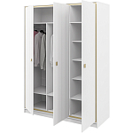 Шкаф белый четырёхдверный для одежды Antique Order варинант исполнения - 4 | Loft Concept в Перми