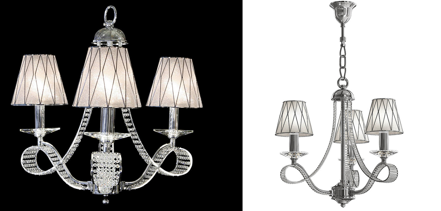 Люстра Franseza Chandelier chrome 52 Люстра Franseza Chandelier chrome 52 - Loft-Concept в Перми