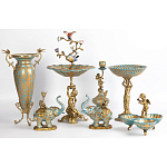 Фарфоровая чаша Фонтан птиц Verena варинант исполнения - 2 | Loft Concept в Перми