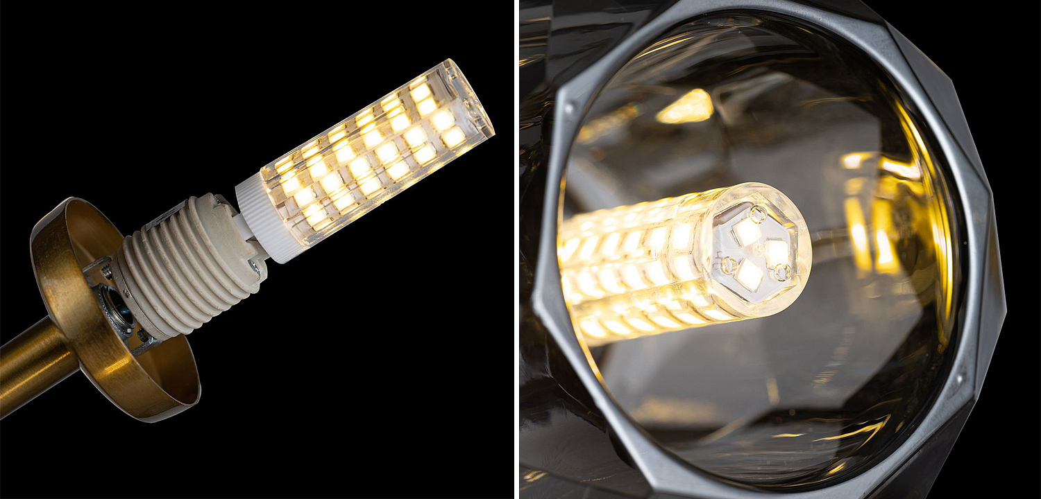 Люстра RH Boule De Cristal smoky 18 Люстра RH Boule De Cristal smoky 18 - Loft-Concept в Перми