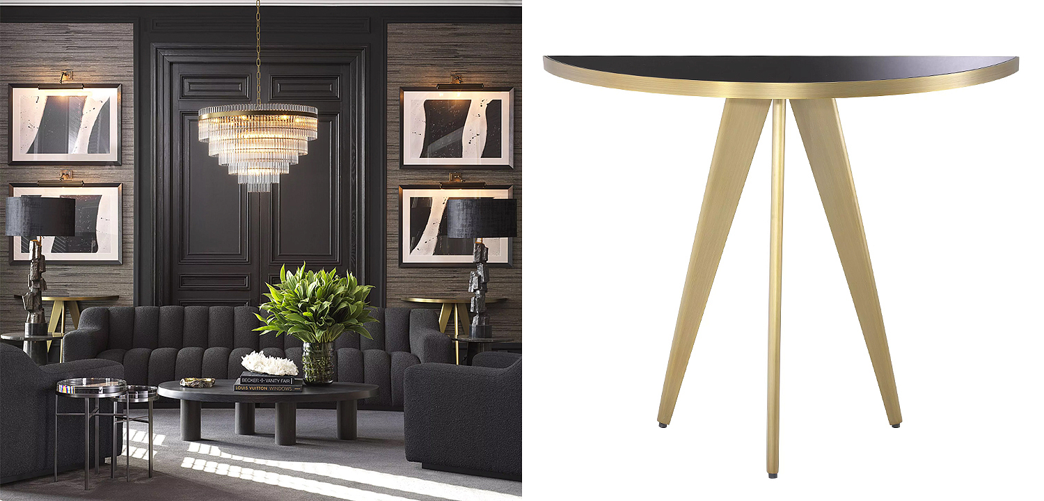 Консоль Eichholtz Console Table Aston Brass Консоль Eichholtz Console Table Aston Brass - Loft-Concept в Перми