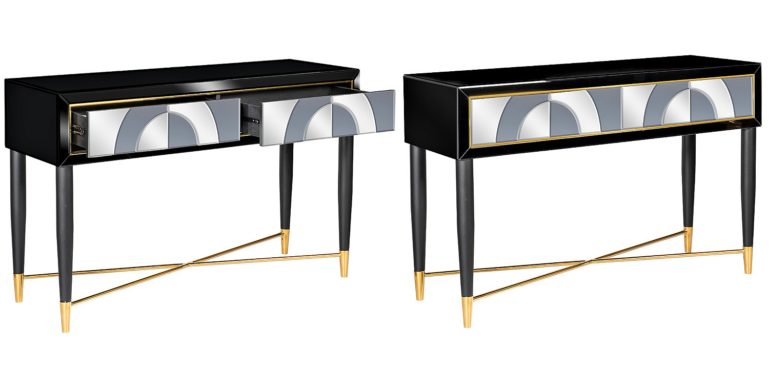 Консоль Camila Mirror Boxes Console Консоль Camila Mirror Boxes Console - Loft-Concept в Перми