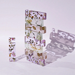 Подставка для телефона из эпоксидной смолы с цветами розовая Epoxy Flowers Phone Stand Pink варинант исполнения - 4 | Loft Concept в Перми