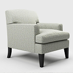 Мебельная ткань Шенилл голубой цвет 142 см T4-52 варинант исполнения - 6 | Loft Concept в Перми