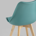 Стул с основой из пластика и мягким сиденьем Arvika Azure варинант исполнения - 6 | Loft Concept в Перми