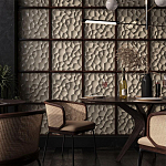 Гипсовая 3D панель с принтографией PM-13 варинант исполнения - 1 | Loft Concept в Перми