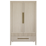 Шкаф платяной Primo с выдвижными ящиками шпон Черный дуб варинант исполнения - 1 | Loft Concept в Перми