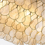Люстра многоярусная с декором из натуральной морской ракушки Iridescent Light варинант исполнения - 5 | Loft Concept в Перми
