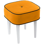 Квадратный мягкий пуф на белых ножках Winton Pouf Square варинант исполнения - 23 | Loft Concept в Перми