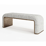 Банкетка Forli с элегантными латунными вставками  варинант исполнения - 1 | Loft Concept в Перми