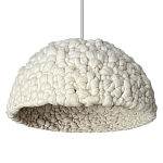 Вязаный подвесной светильник из шерсти Dome Wool Lamp  варинант исполнения - 6 | Loft Concept в Перми