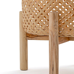 Кашпо на ножках из бамбука Bamboo Decor варинант исполнения - 9 | Loft Concept в Перми