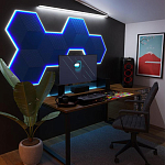 Гипсовая 3D панель с принтографией PM-52 варинант исполнения - 1 | Loft Concept в Перми